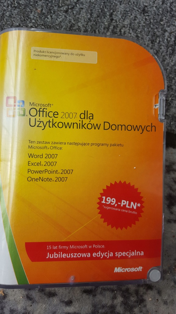 Microsoft Office 2007 dla Użytkowników Domowych