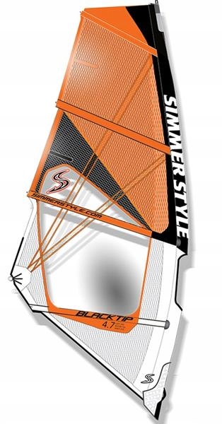 Żagiel Windsurfing Simmer 2017 Blacktip Orange 5,0