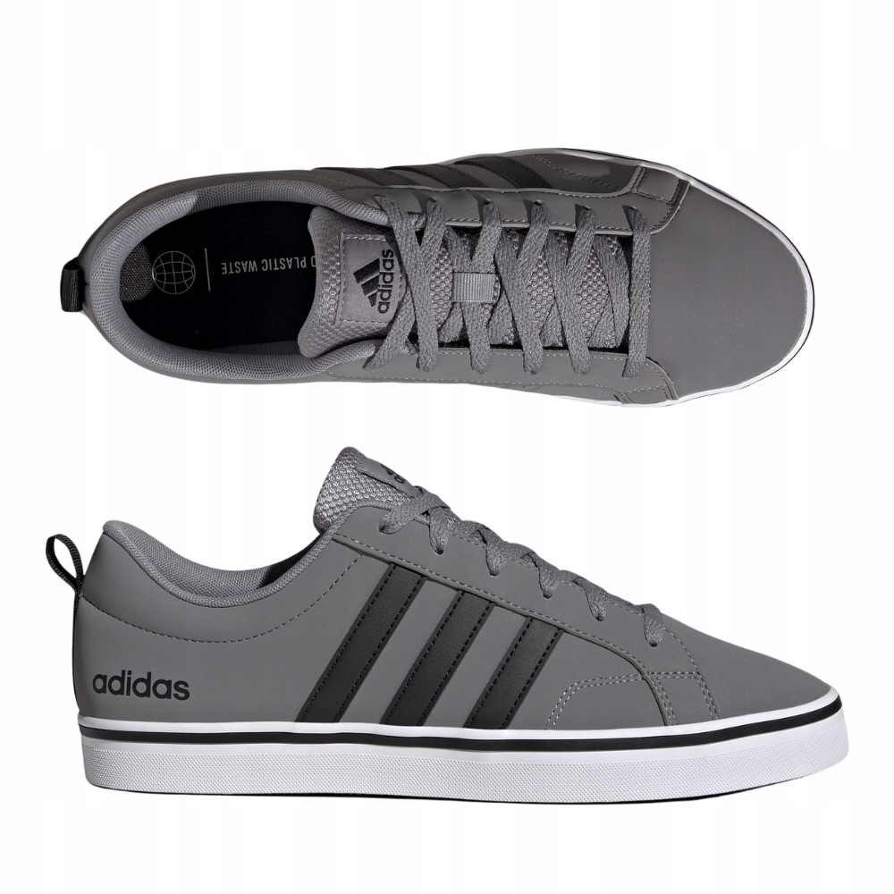 ADIDAS BUTY SPORTOWE MĘSKIE VS PEACE TRAMPKI SZARE r. 43 1/3