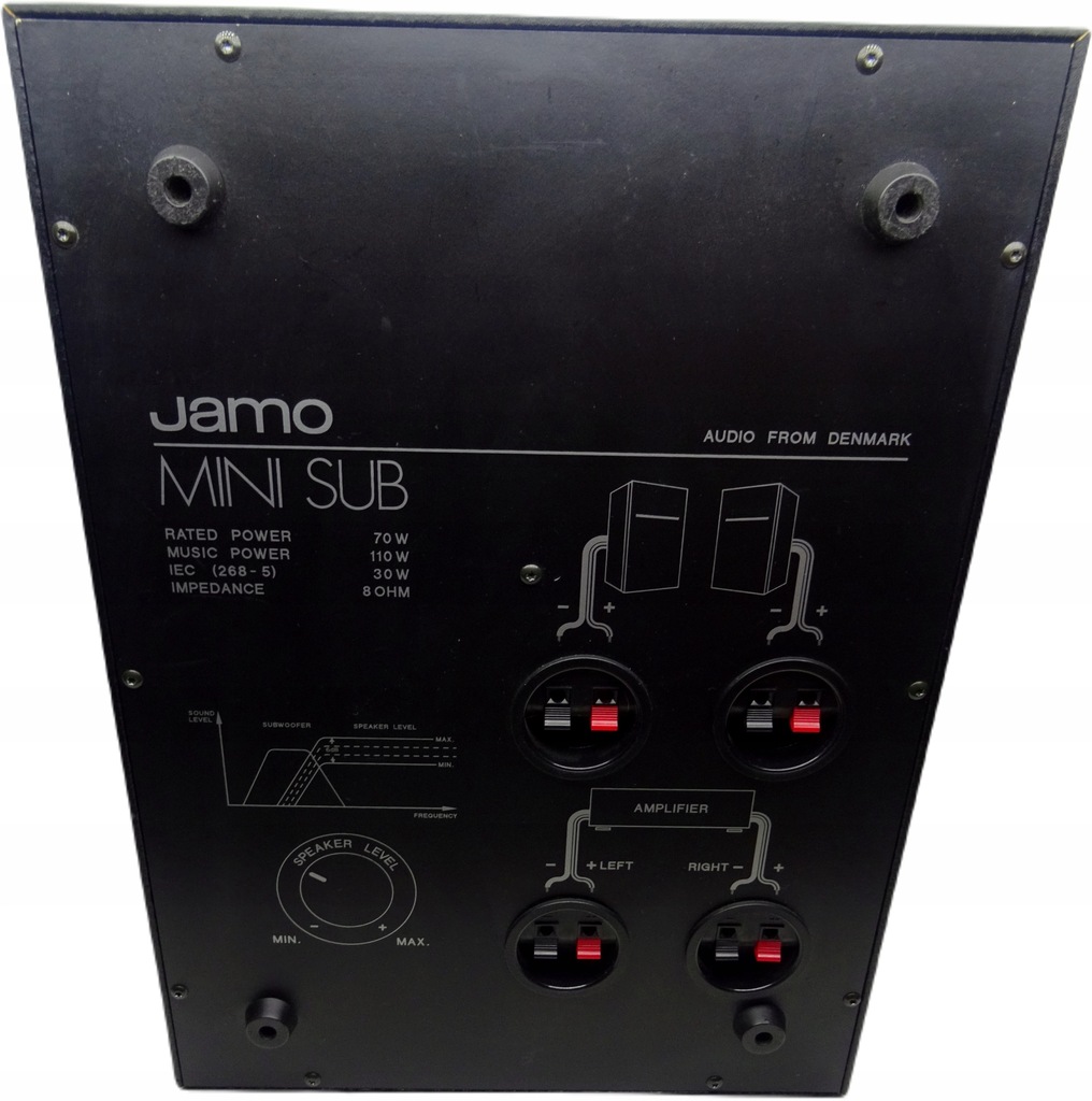 Subwoofer pasywny Jamo SW25 70 W czarny 13169121053 oficjalne