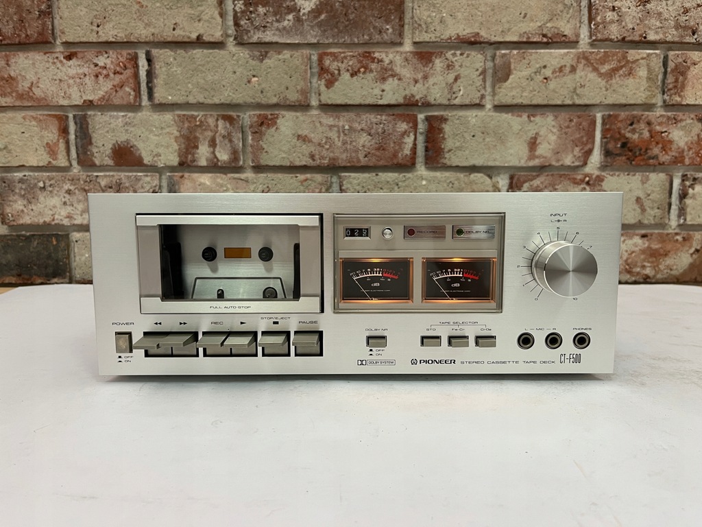 Pioneer CT-F500 odtwarzacz kaset vintage 1978r.