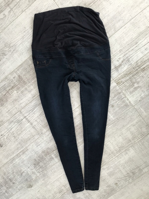 NEXT H&M MAMA__jeans ciążówki 40 ciążowe RURKI