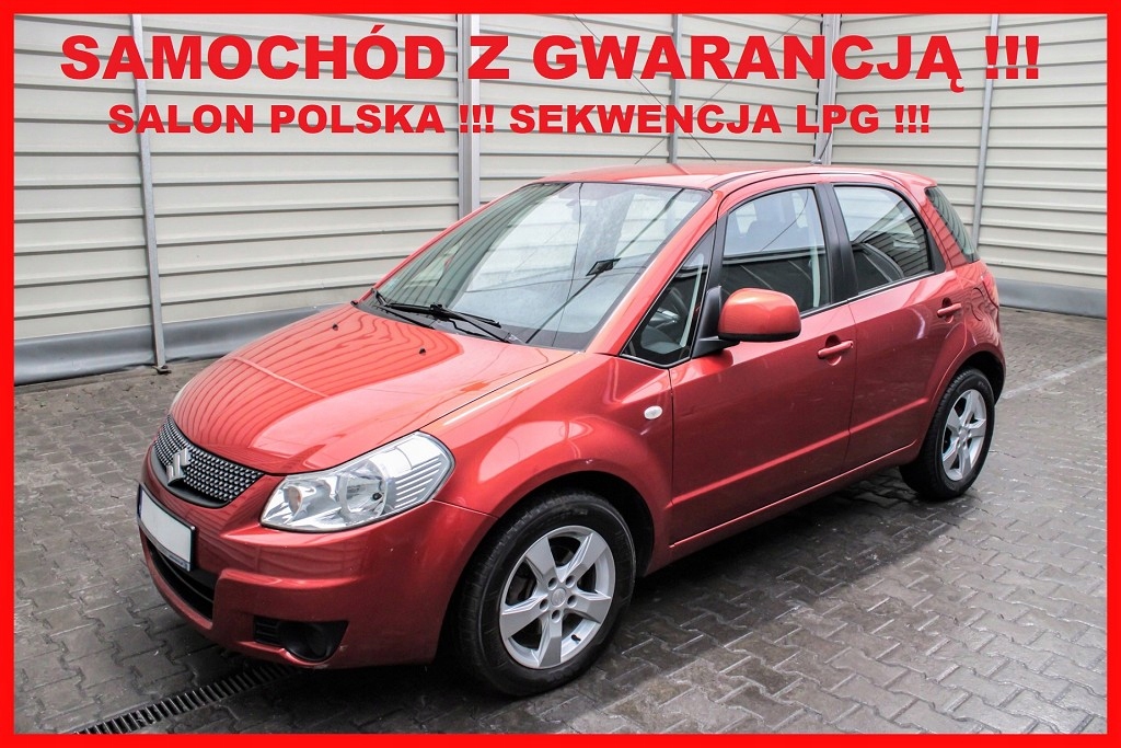 Suzuki SX4 Salon PL + Klimatyzacja + Sekwencja LPG