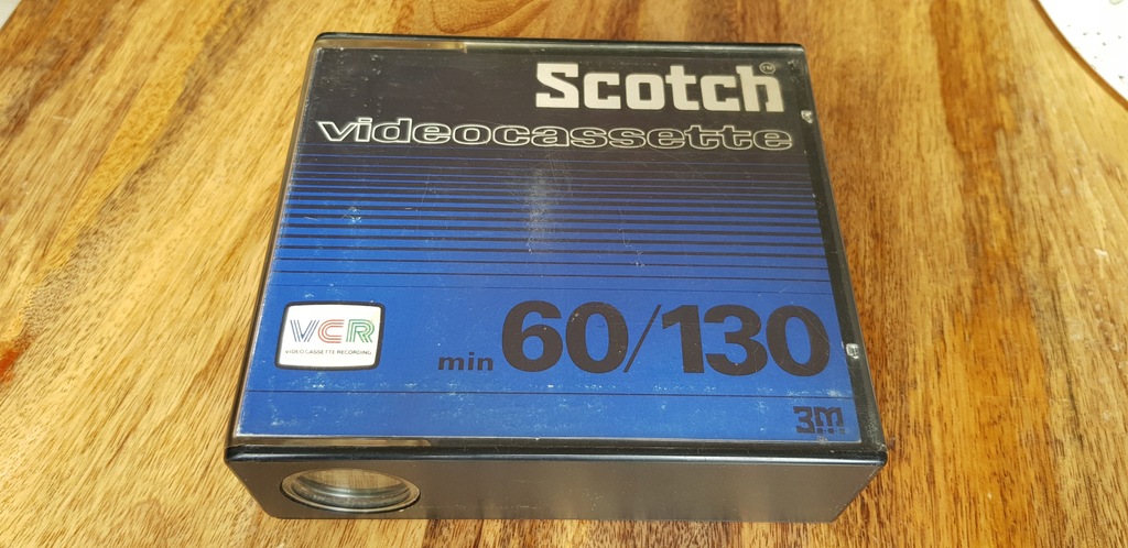 Stara kaseta Scotch VCR 3m