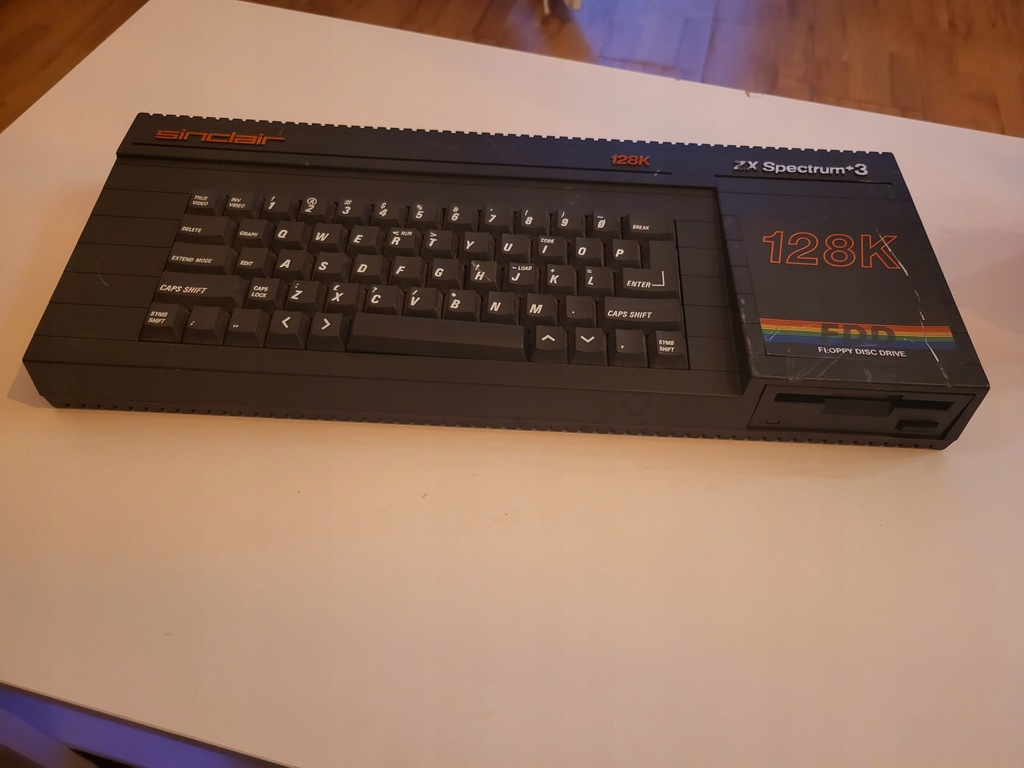ZX Spectrum +3 komputer retro