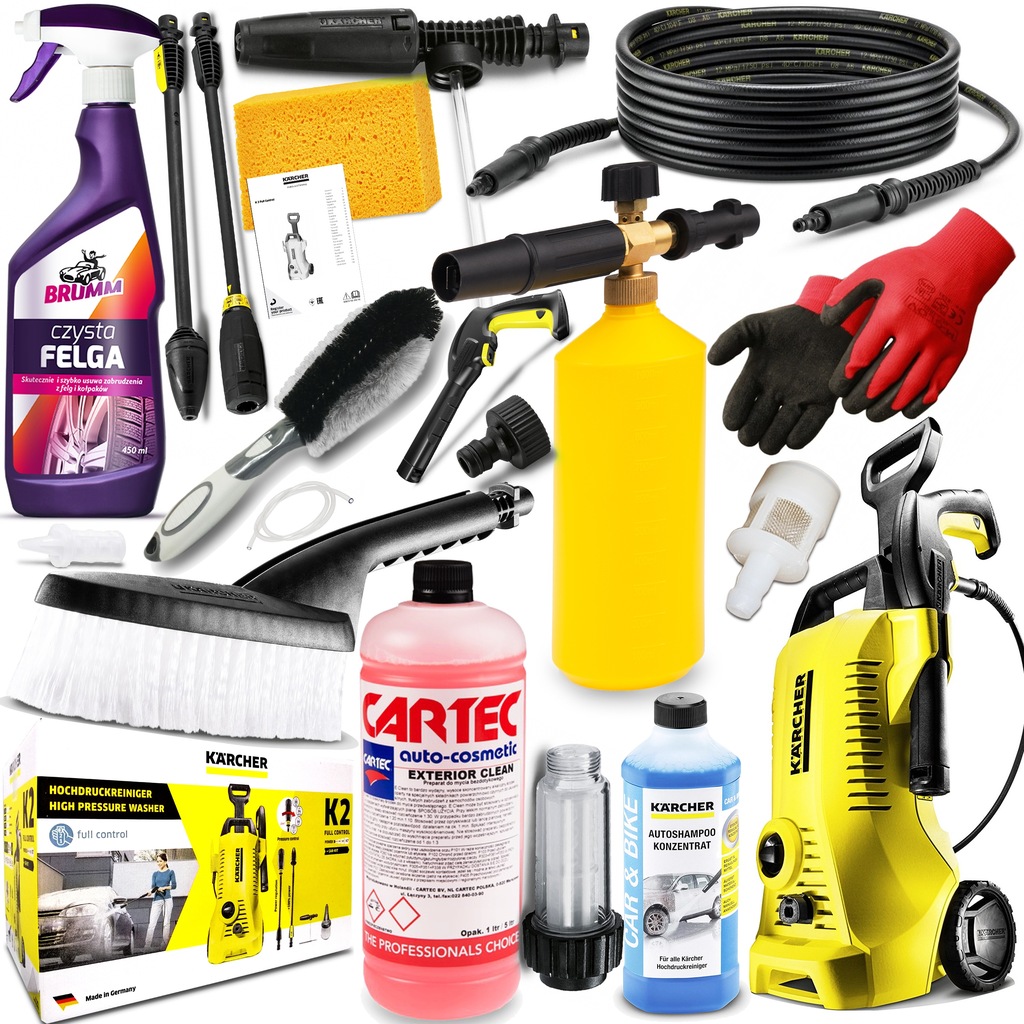 MYJKA CIŚNIENIOWA KARCHER K2 FULL C CAR GIGANT SET