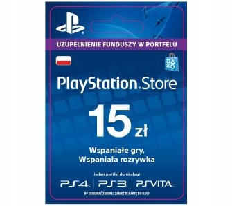 PlayStation Network / Store 15złx2 = 30zł