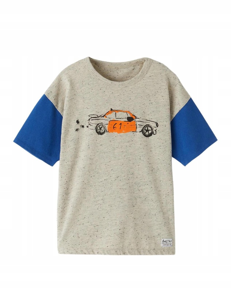 P3A067 ZARA KIDS__NX8 T-SHIRT PRINT SAMOCHÓD__134