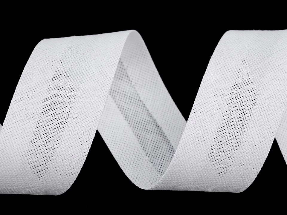 Lamówka bawełniana 30mm zaprasowana 3cm tasiemka