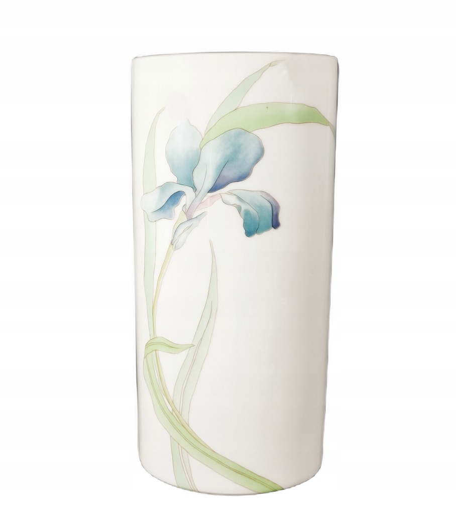 LIMOGES design Georges Boyer biały wazon irysy 23,5