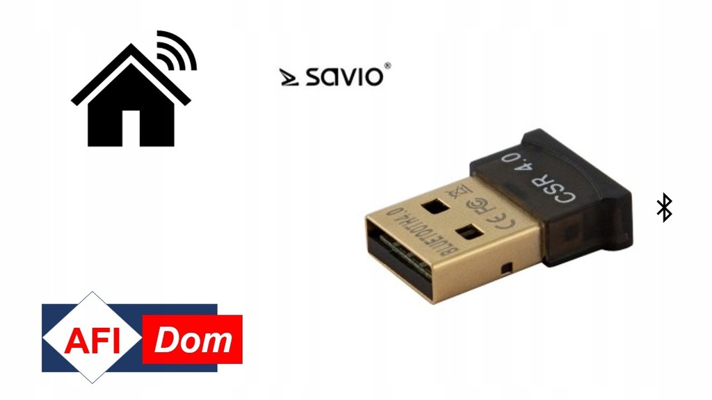 ELMAK Adapter komputerowy USB Nano Bluetooth 4.0