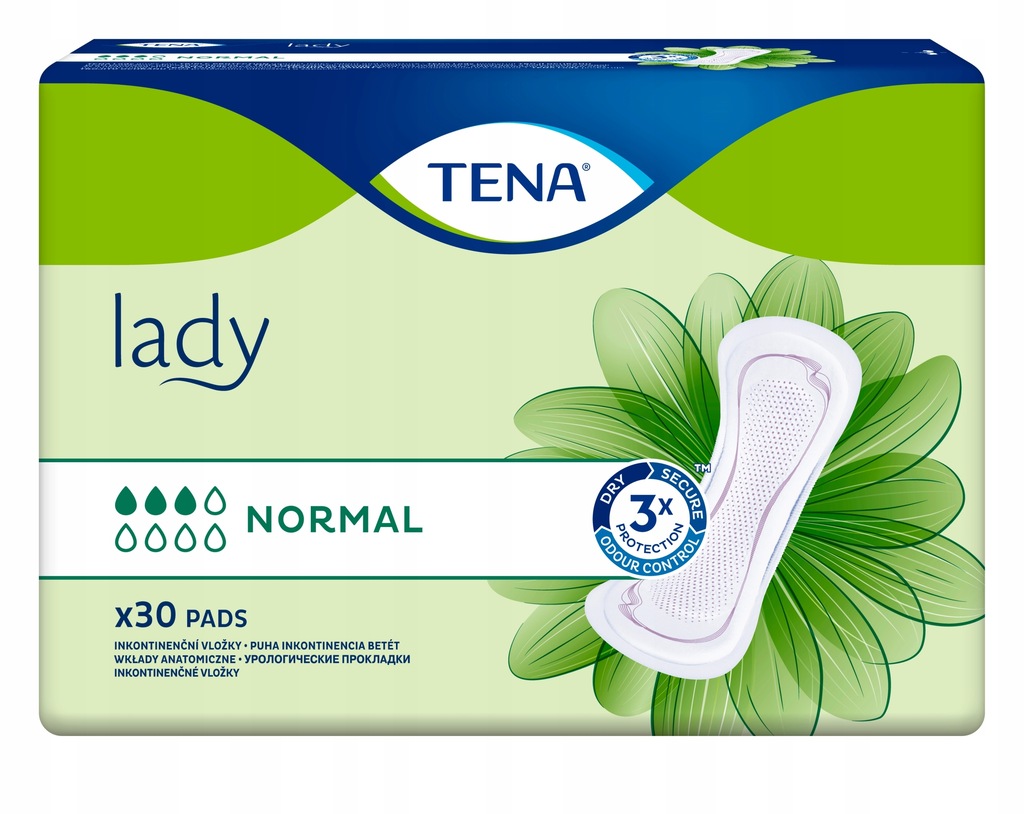 Tena Lady Normal Wkład Chłonny Dla Kobiet 30 szt.