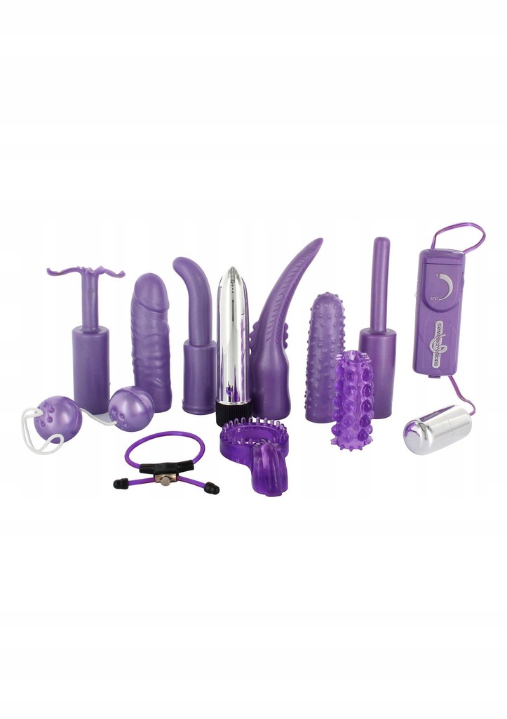 Zestaw-DIRTY DOZEN SEX TOY KIT PURPLE