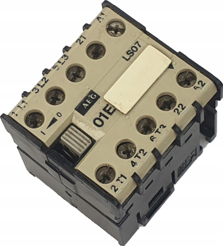 stycznik 3 fazowy ze stykiem NC # AEG LS07 01E cewka 24VDC