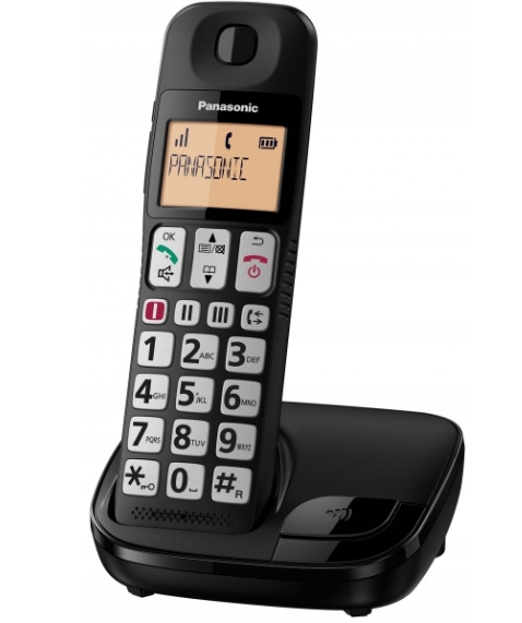 Panasonic KX-TGE110 TELEFON STACJONARNY SENIOR LCD