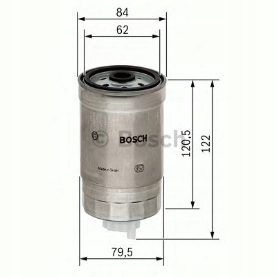 Filtr paliwa Bosch 1457434435 BEDFO MIDI