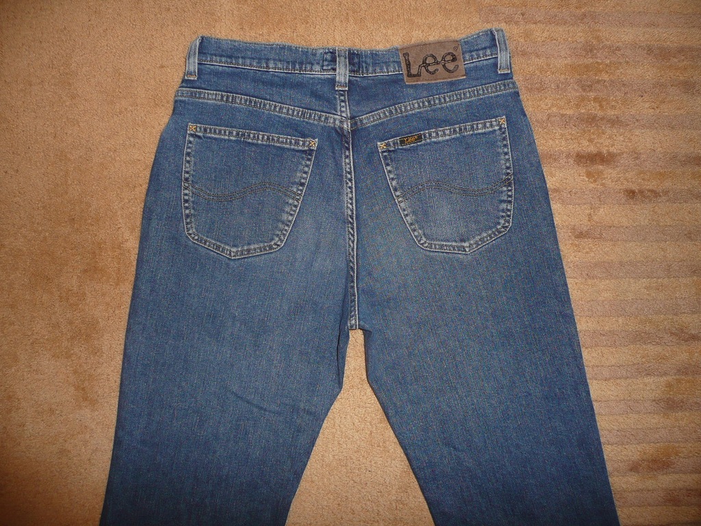 Spodnie dżinsy LEE W34/L32=43,5/104cm jeansy