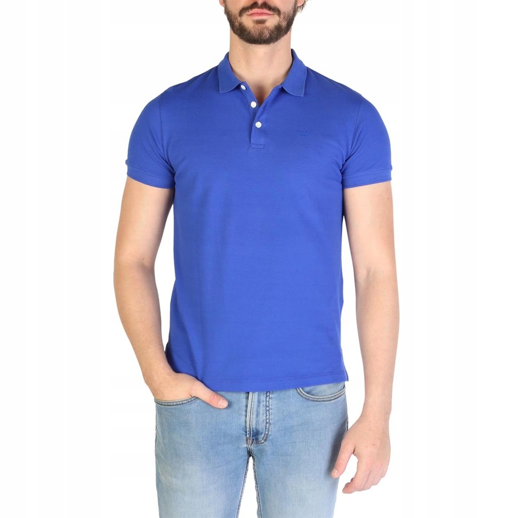 Emporio Armani męska koszulka polo niebieski M