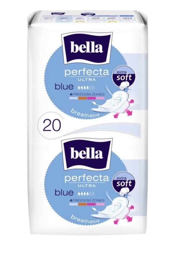 Podpaski Bella Perfecta Ultra Blue 20 sztuk