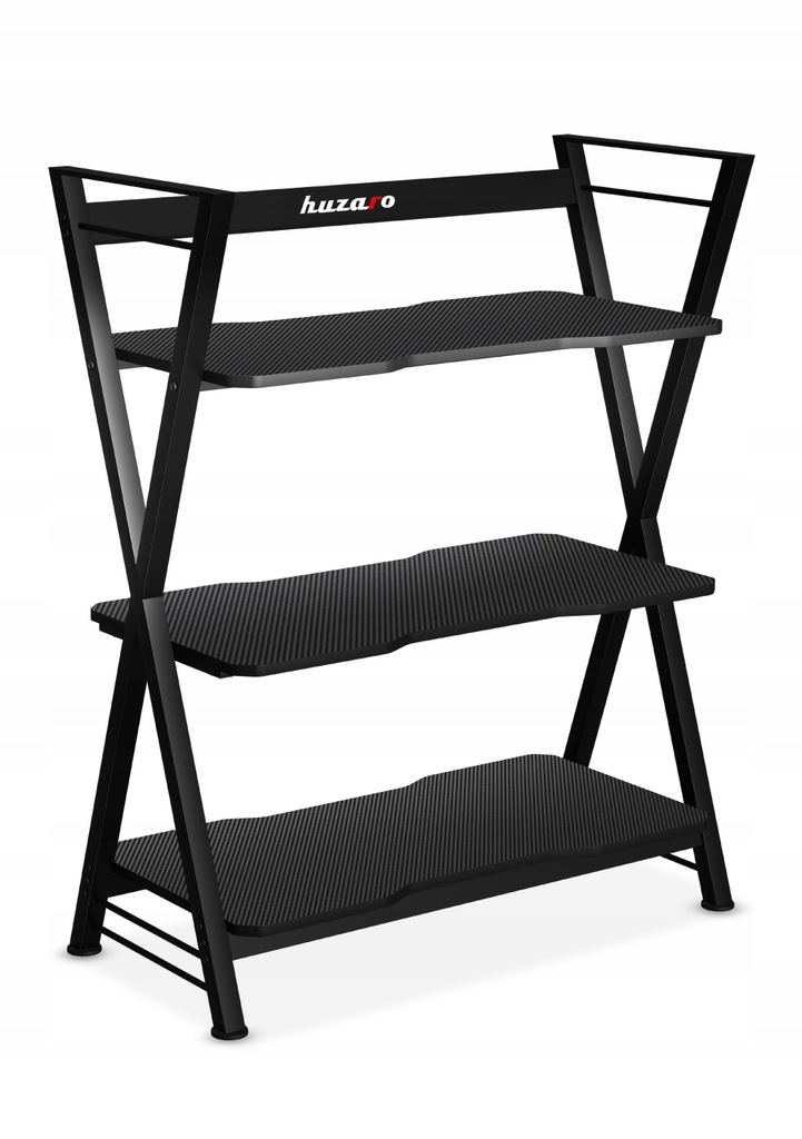 REGAŁ GAMINGOWY SZAFKA HUZARO IRON 5.0 BLACK