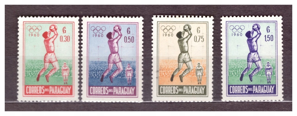 MI 834 - 837 ** Paraguay 1960