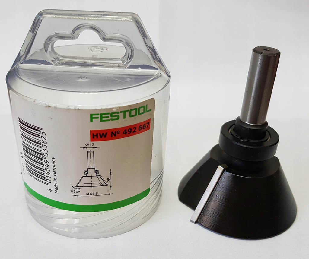 Frez fazujący HW D66,5 30°SS S12 Festool 492667