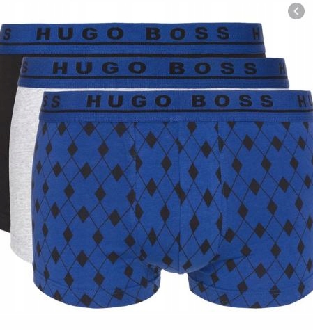 X4566 HUGO BOSS MAJTKI BOKSERKI MĘSKIE R.M 3 PAK