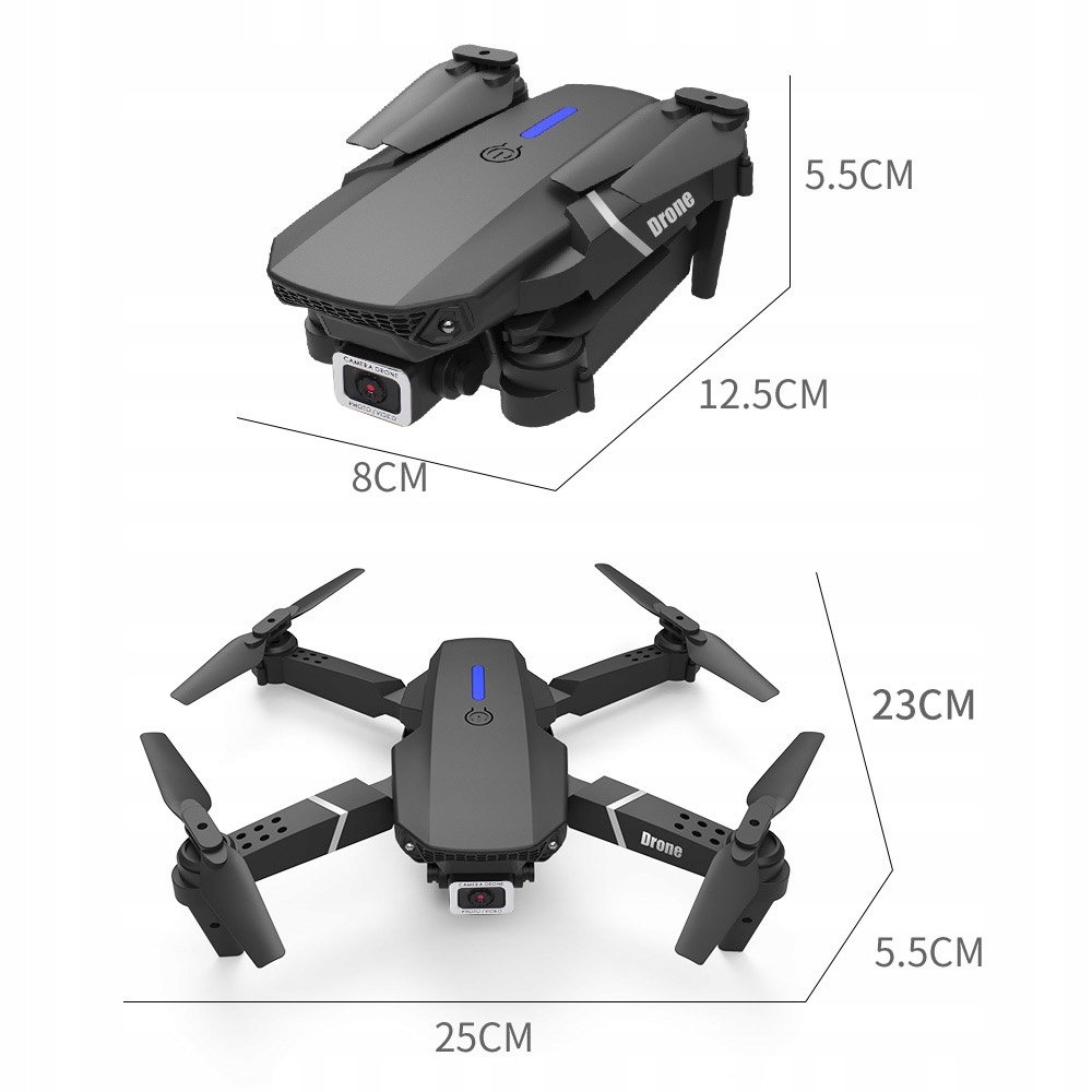 Купить Радиоуправляемый дрон с двойной камерой, 4K, Wi-Fi, FPV, 2 аккумулятора: отзывы, фото, характеристики в интерне-магазине Aredi.ru