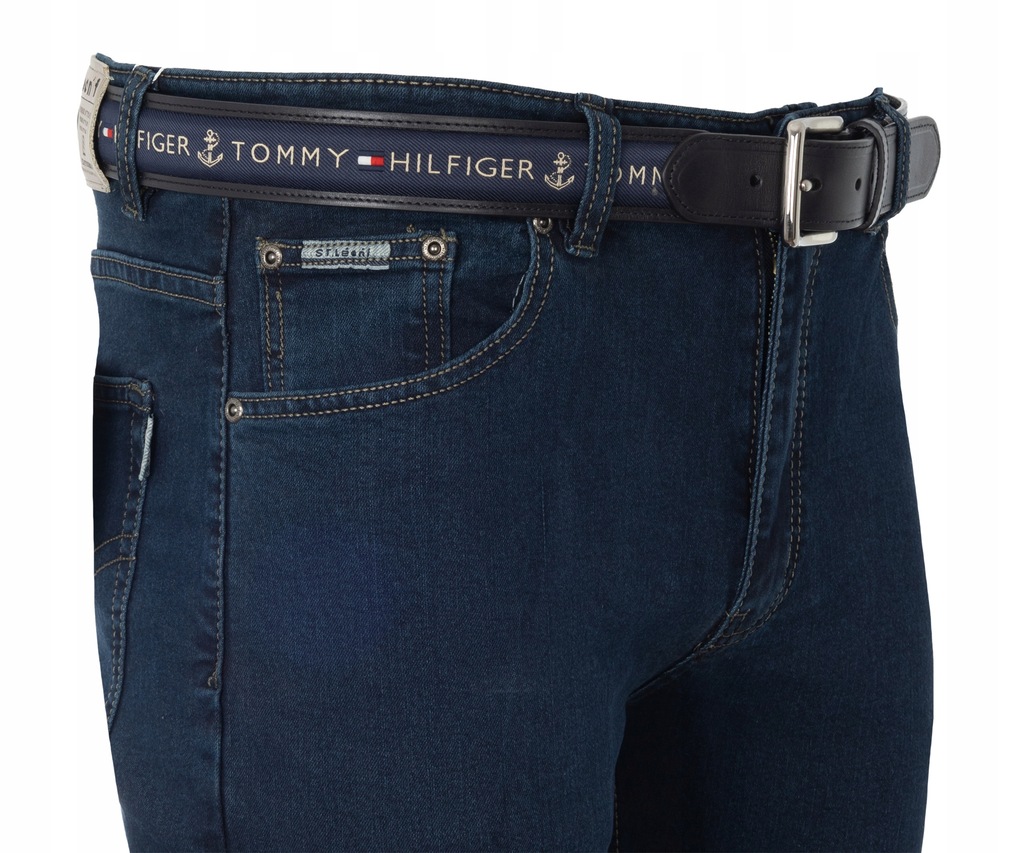 Spodnie męskie jeansy W33 86-88cm granatowe dżinsy
