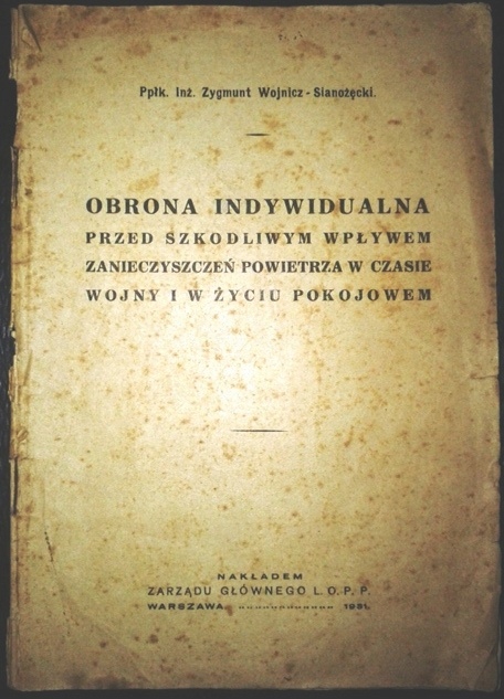 Broszura ppłk.inż. Zygmunta Wojnicz-Sianożęckiego