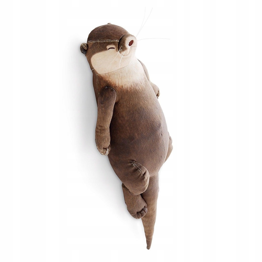 Cute Otter Stuffed Cotton Pencil Case Wrist Pad