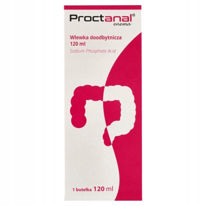 Proctanal Enema, wlewka doodbytnicza, 120 ml