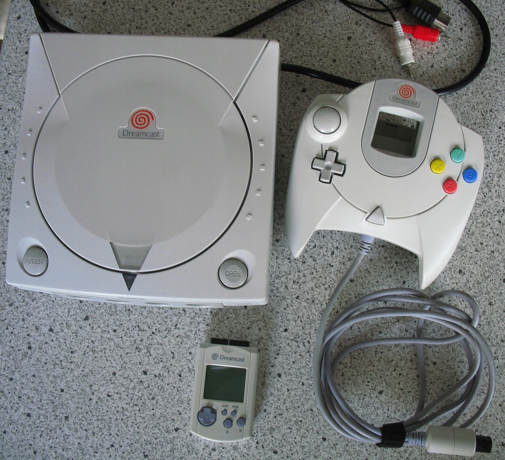 Konsola Sega Dreamcast, HKT-3000, NTSC-J, zestaw
