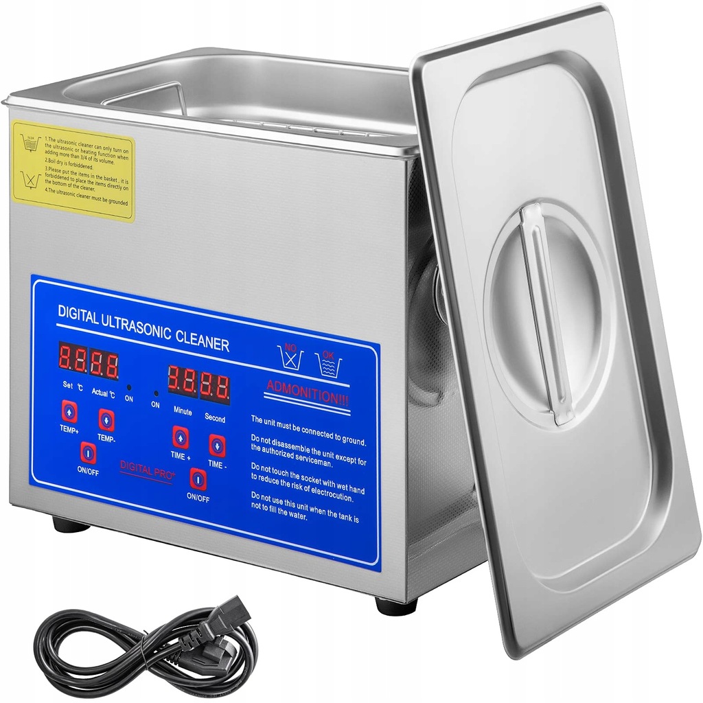 Myjka ultradźwiękowa Vevor JPS-20A 3 L