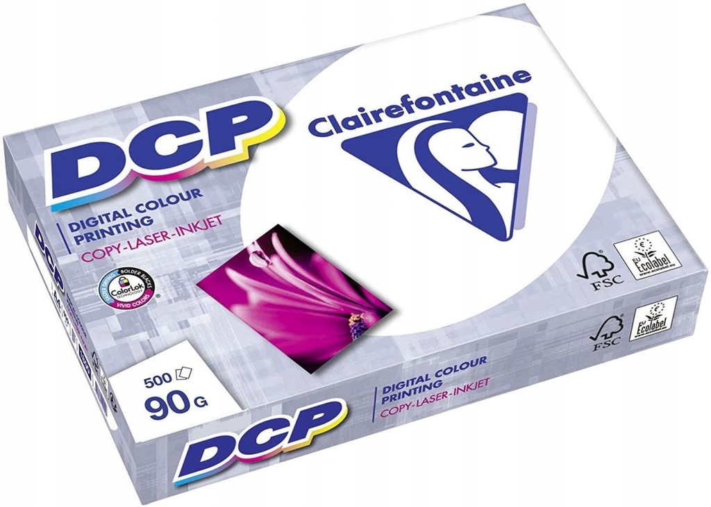 Clairefontaine Papier Satynowany DCP A4 90g 500ark