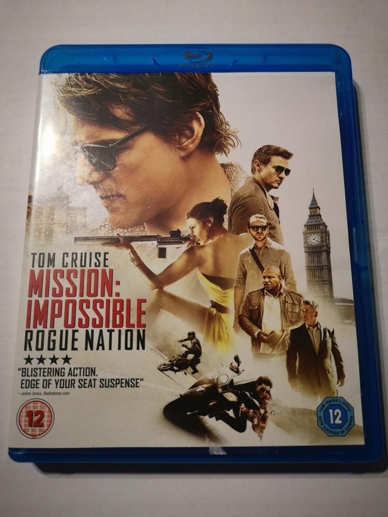 MISSION IMPOSSIBLE ROGUE NATION BLU RAY