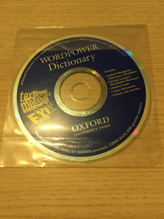 CD - WordPower Dictionary - Oxford, 2006