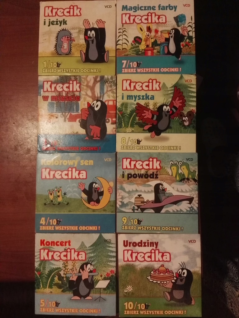 Krecik Magiczne farby Krecika 7/10 VCD bajka