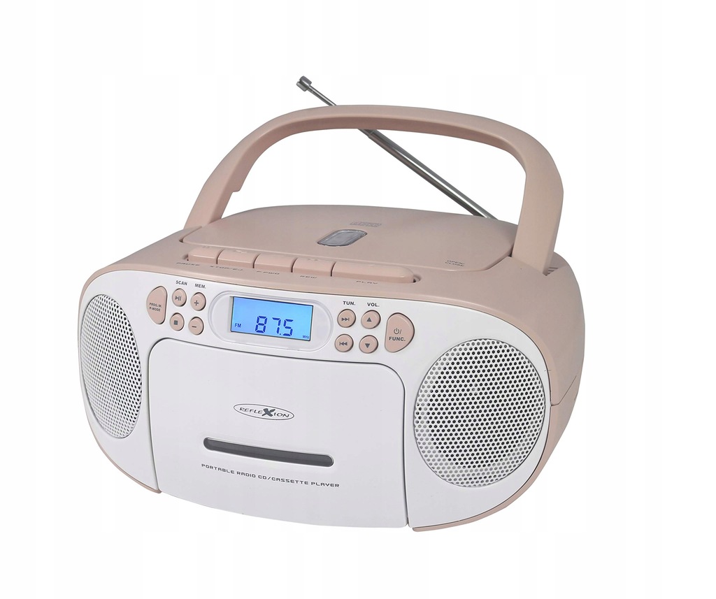 Radio-CD Reflexion RCR2260PK FM różowy CD-R CD-RW