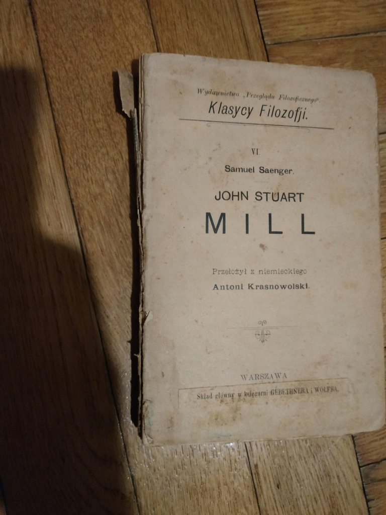 John Stuart Mill - Samuel Saenger 1904