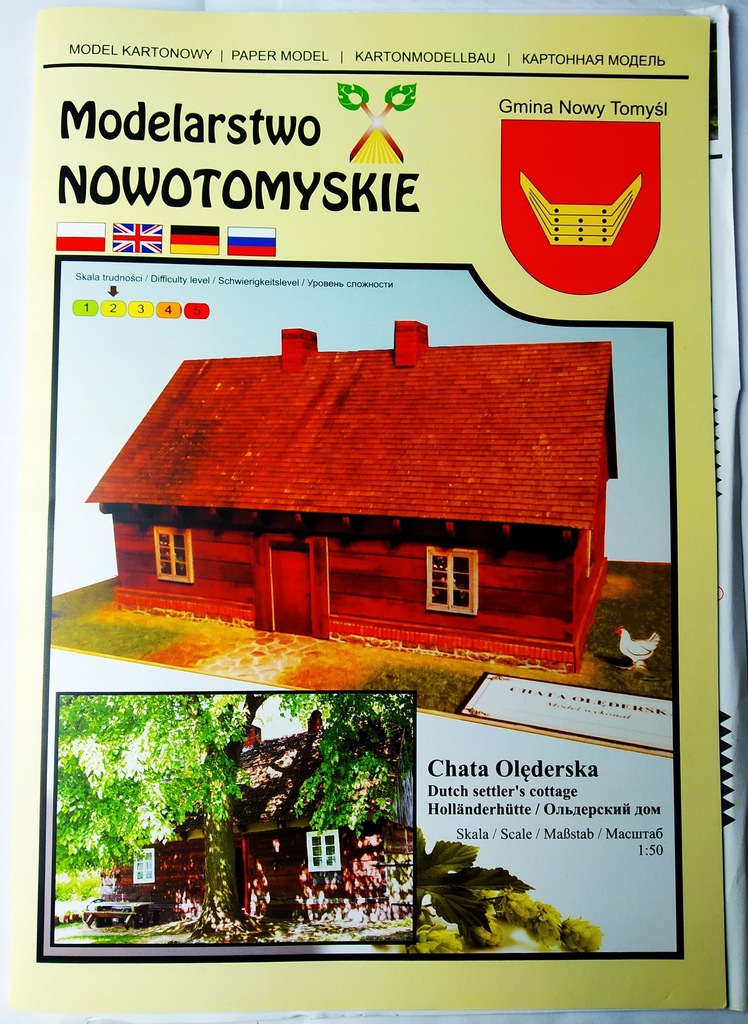 MODELARSTWO NOWOTOMYSKIE - CHATA OLĘDERSKA MODEL