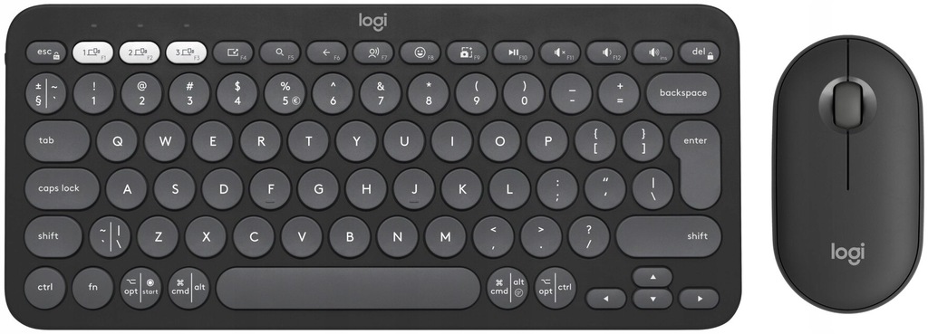 Zestaw LOGITECH MK380 Pebble 2 Combo Mac Grafitowy