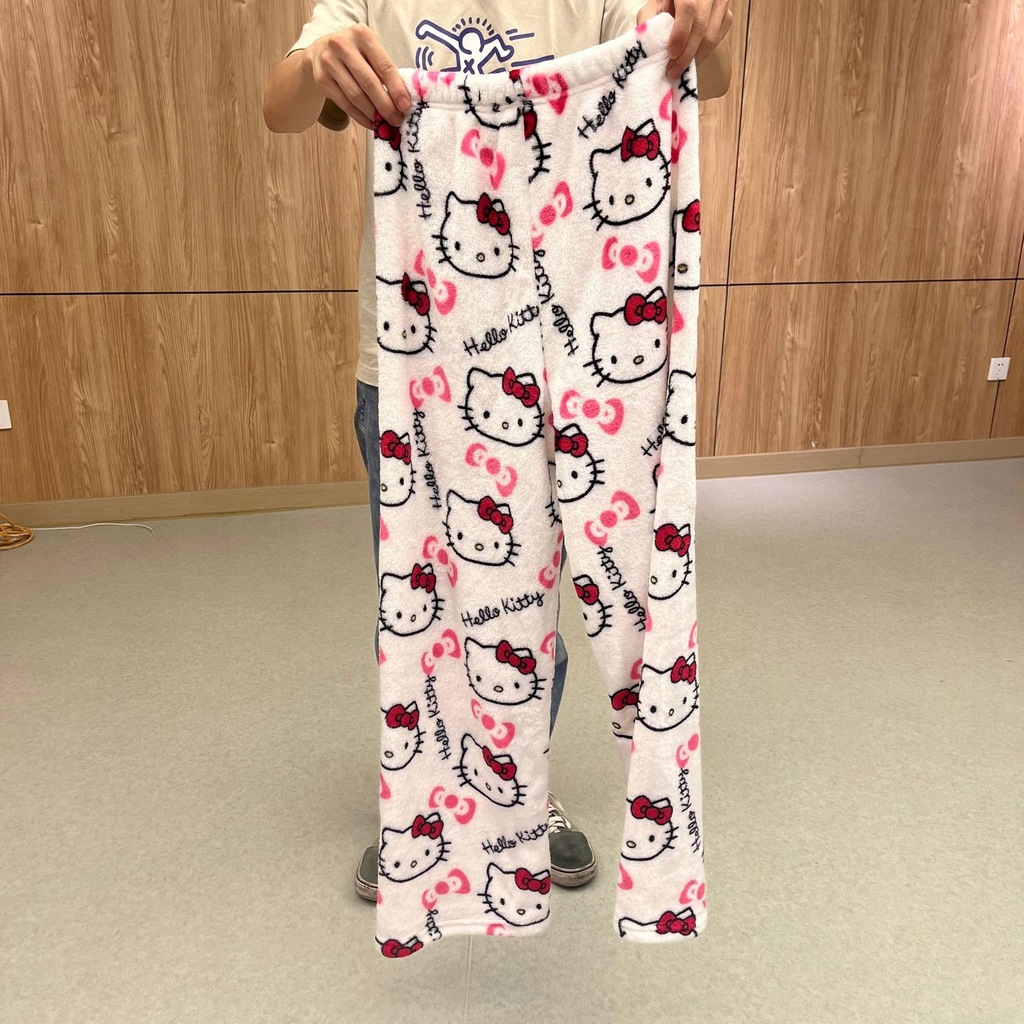 Sanrio Kawaii Hellokitty spodnie od piżamy Sa