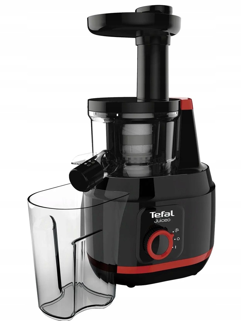 Sokowirówka Tefal Juiceo ZC150838 czerwono-czarna
