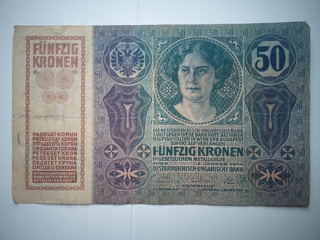 50 koron 1914