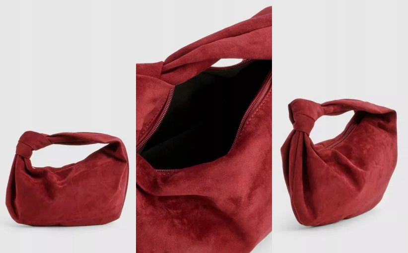 3H6A23 P35 BOOHOO BORDOWA TOREBKA Z EKOZAMSZU