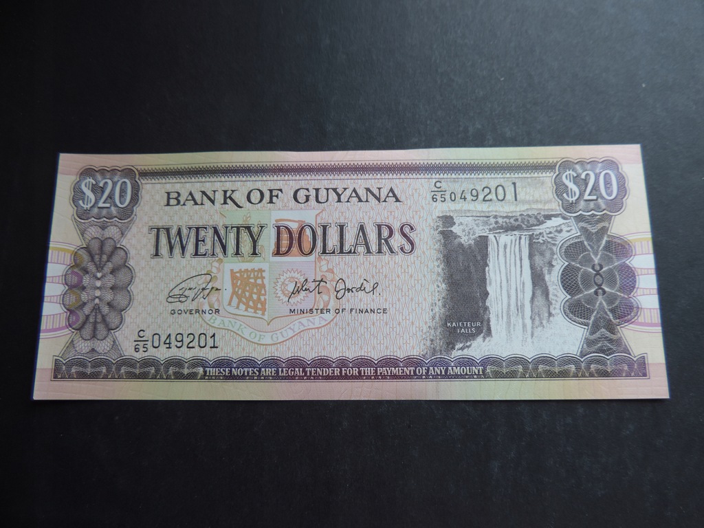GUYANA 20 DOLLARS