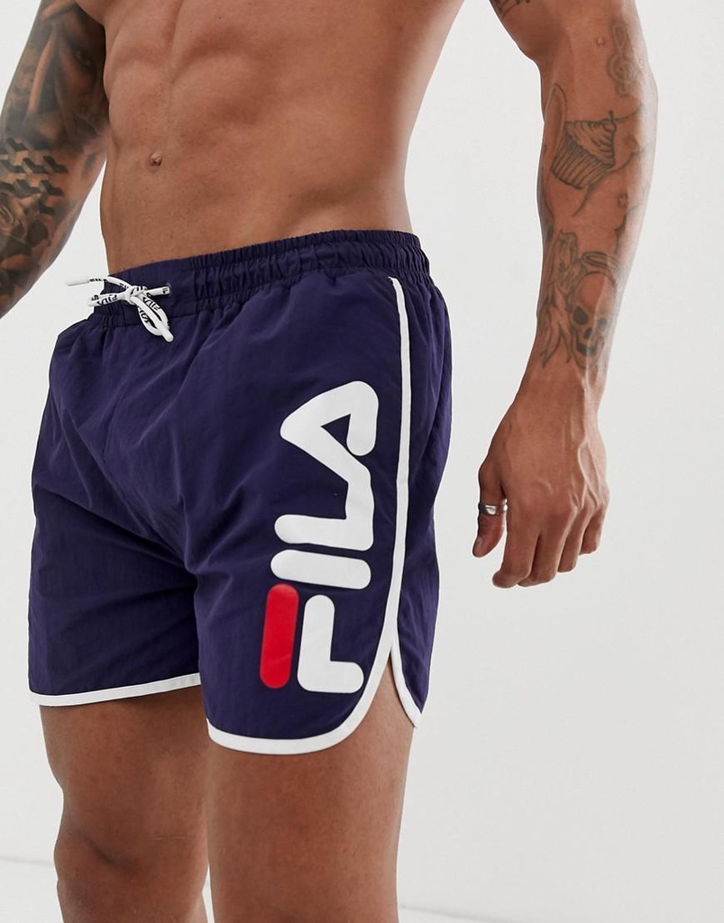 C3D203*FILA SPODENKI KĄPIELOWE GRANAT 38 C00