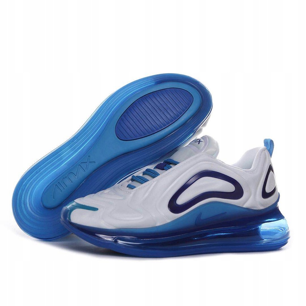 nike air max 720 white and blue