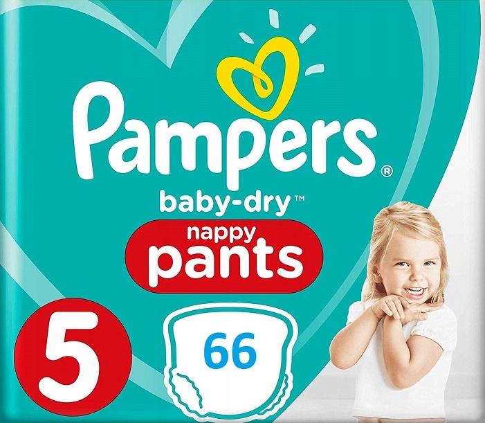 Pampers Baby-Dry 5 Pieluchomajtki 12-17 kg 132szt